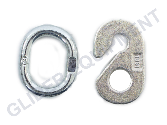 Tost mounting hook with ring (stick-in connection) [096000]